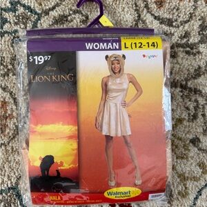 Disney Nala Women's Tan Costume Dress, Size 12/14